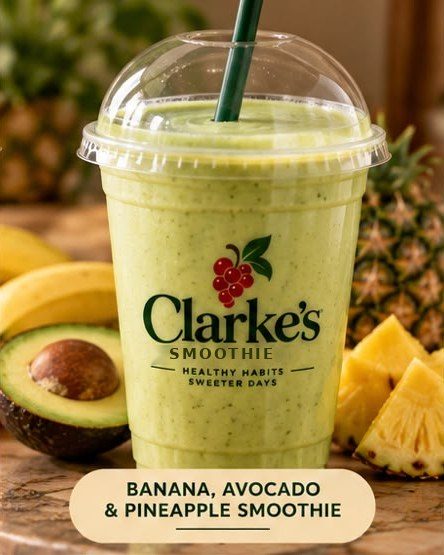 Banana, Avocado and Pineapple Smoothie